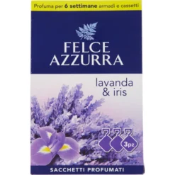 Felce Azzurra Sacchetti Profuma Biancheria 3 Pezzi