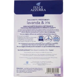 Felce Azzurra Sacchetti Profuma Biancheria 3 Pezzi
