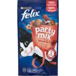 Felix Party Mix Mixed Grill con Manzo, Pollo e Salmone 60 g