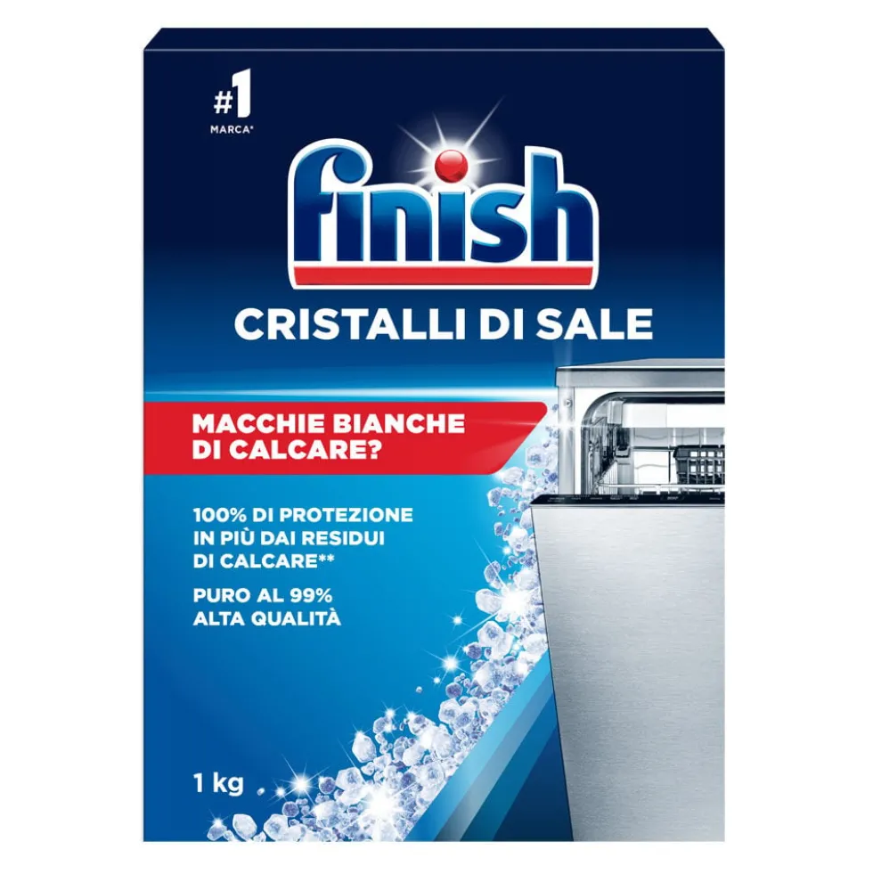 Finish Cristalli di Sale Cura Lavastoviglie 1000 gr