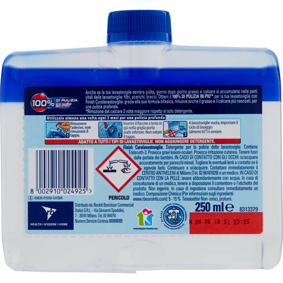 Finish Curalavastoviglie Regular Napisan Cura Lavastoviglie 250 ml