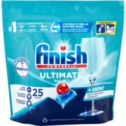 Finish Ultimate All In One Napisan Lavastoviglie 25 Caps