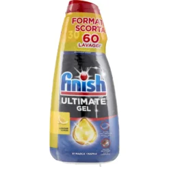 Finish Ultimate Gel Limone 2 x 30 lavaggi liquido lavastoviglie 2 x 540 ml