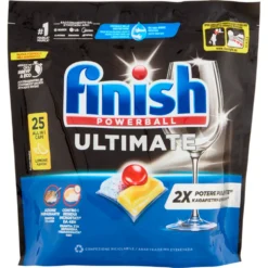 Finish Ultimate Limone Pastiglie Lavastoviglie 25 Lavaggi