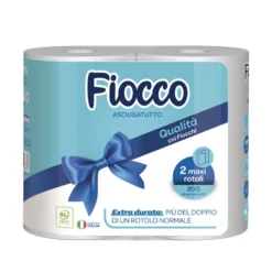 Fiocco Asciugatutto 2 Veli 100 Strappi 2 Rotoli