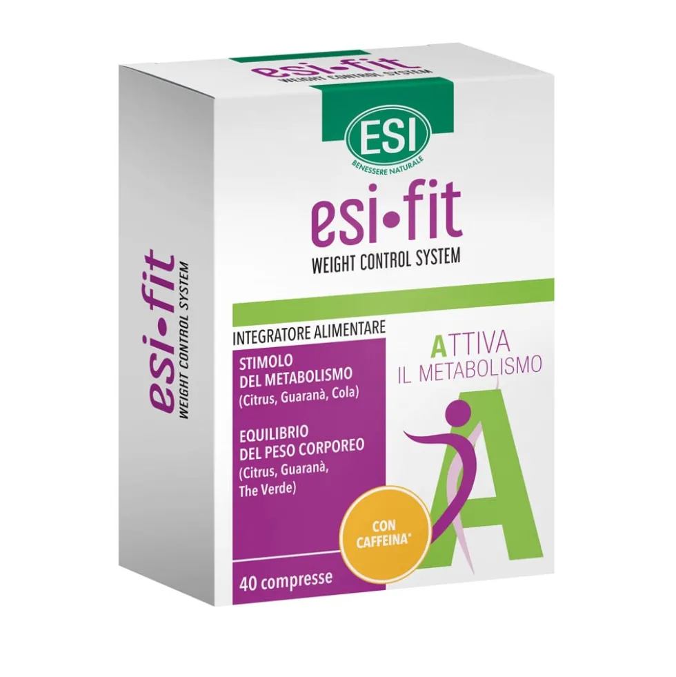 Fit Attiva Intregratore Controllo del Peso con Caffeina 40 Compresse