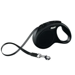 Flexi Guinzaglio New Classic Small Nero 5 mt