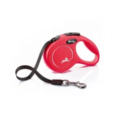 Flexi Guinzaglio New Classic Mini 3 mt Corda Rosso
