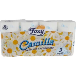 Foxy Camilla Carta Igienica 8 Rotoli Profumata