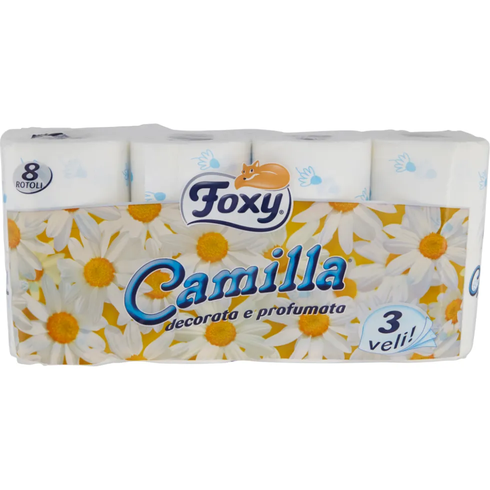 Foxy Camilla Carta Igienica 8 Rotoli Profumata