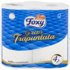 Foxy Carta Igienica Gran Trapuntata 4 pz