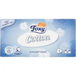 Foxy Cotton Veline 3 veli con fibre di cotone 90 pezzi