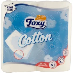 Foxy Igieinica Cotton 5 Veli 4 Rotoli
