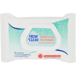 Fresh & Clean Milleusi Disinfettanti 20 Salviettine Umidificate