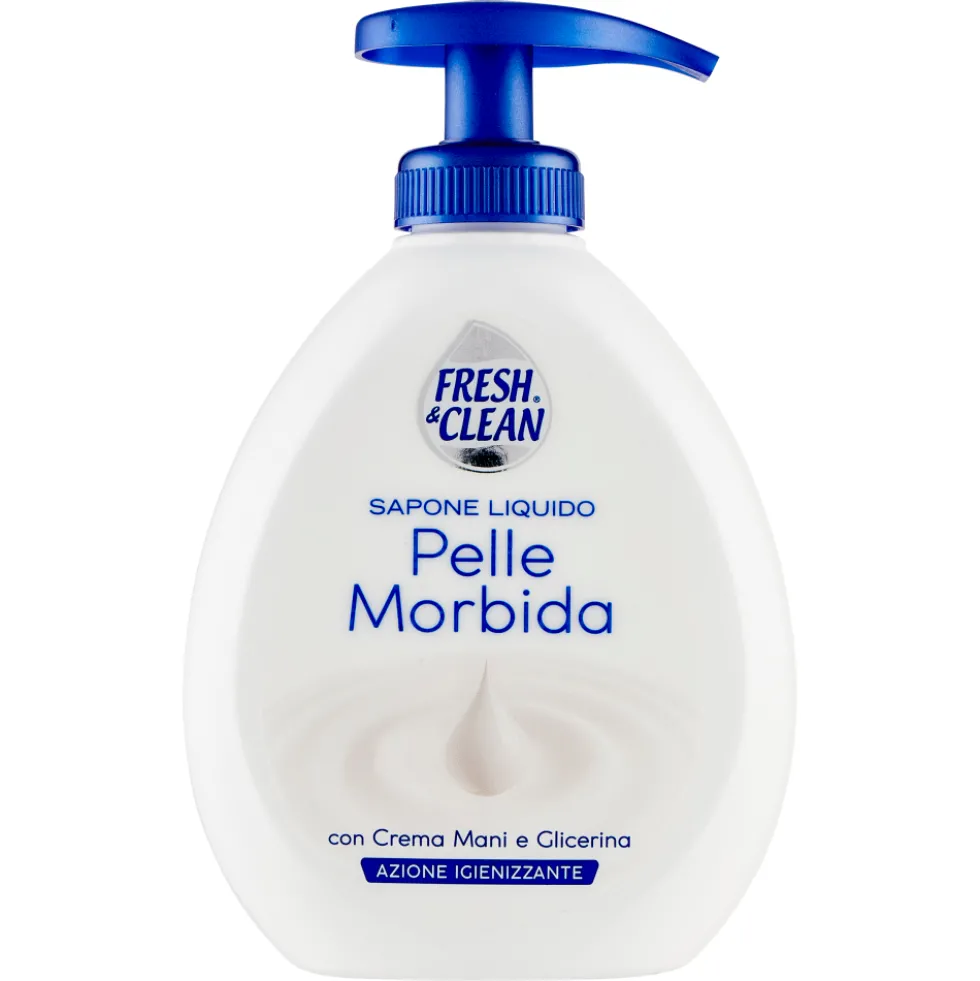 Fresh & Clean Sapone Liquido Igienizzante con Crema Mani e Glicerina 300 ml Assortiti