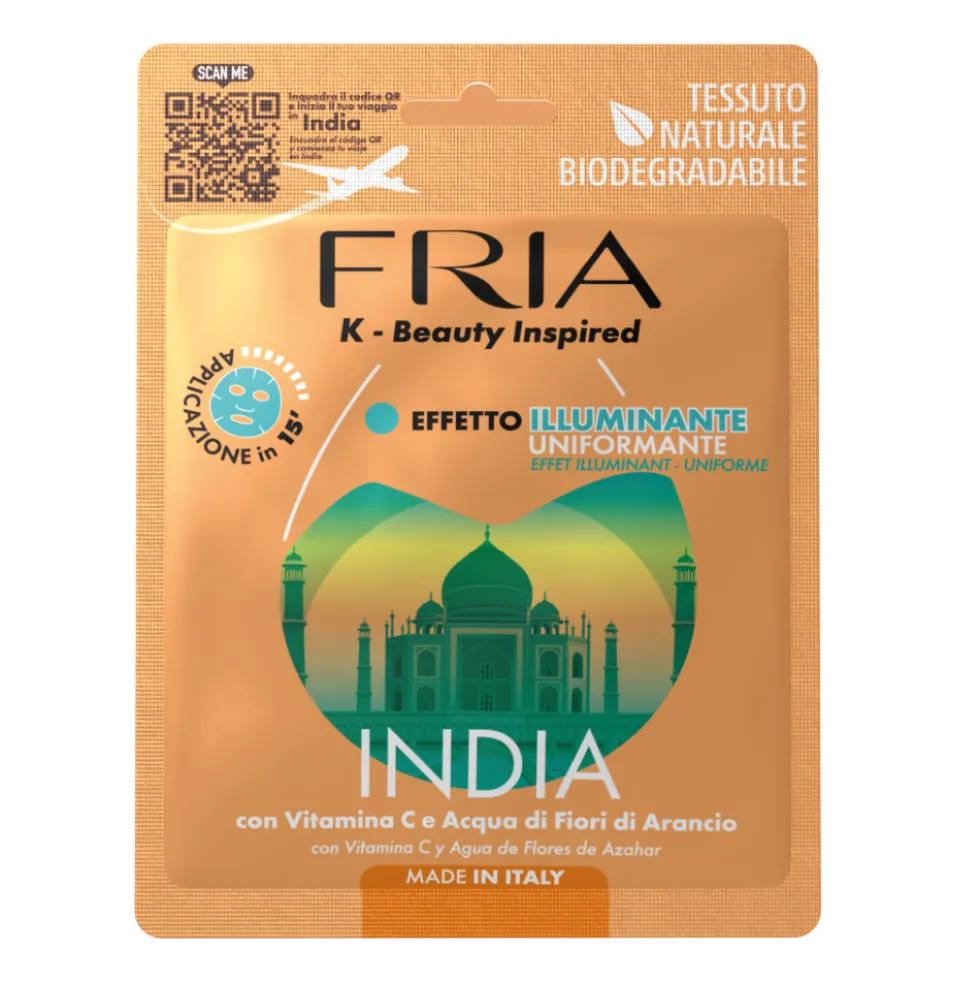 Fria Maschera Viso India Illuminante Uniformante