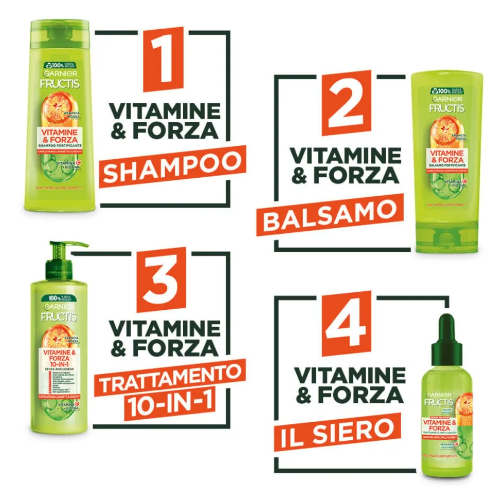Fructis Siero Anti-Caduta Vitamine&Forza 125 ml