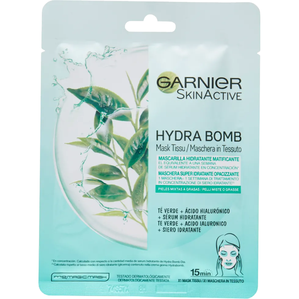 Garnier SkinActive Hydra Bomb Maschera Super Idratante Opacizzante 32 g
