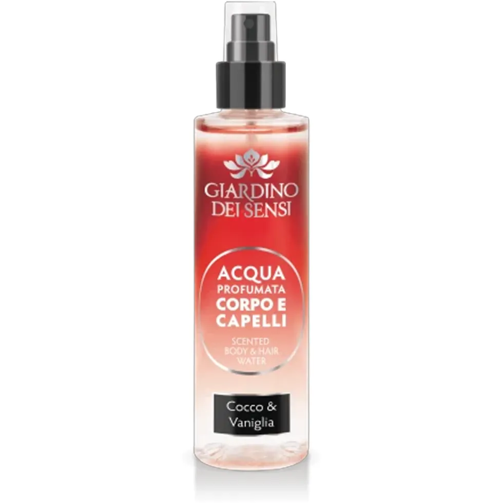 Giardino dei Sensi Acqua Profumata Corpo e Capelli Cocco e Vaniglia 110ml