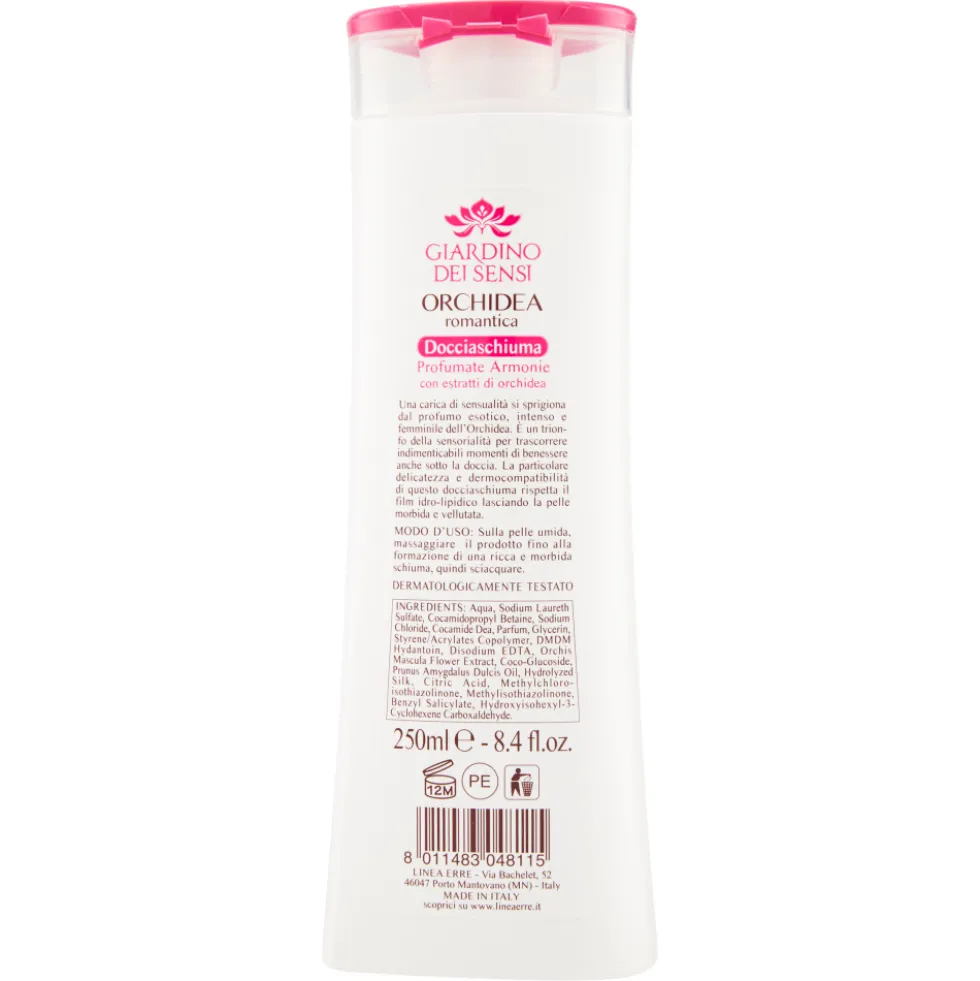 Giardino Dei Sensi Docciaschiuma Orchidea Romantica 250 ml