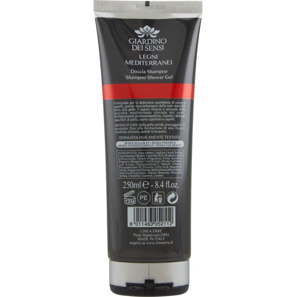 Giardino dei Sensi Doccia Shampoo For Men Legni Mediterranei 250 ml