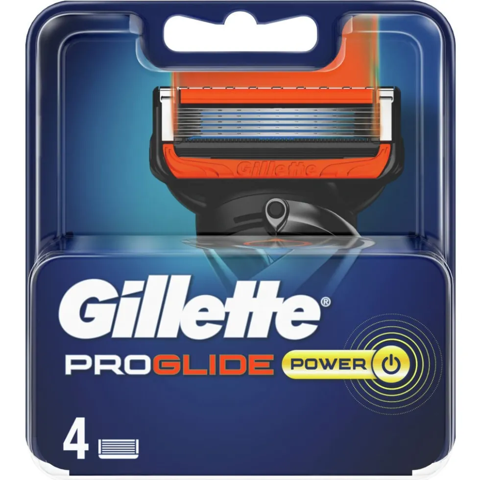 Gillette Fusion Proglide Power Ricarica 4 Pezzi