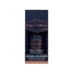 Gillette King C. Olio da Barba con Olii di Argan, Jojoba e Avocado 30 ml