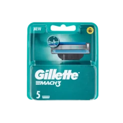 Gillette Mach3 Lame Standard x5 Ricariche
