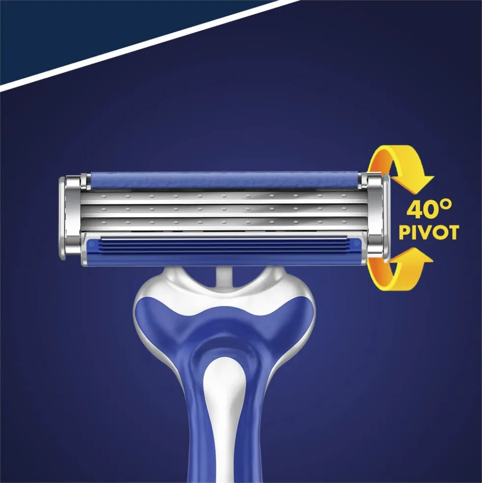 Gillette Sensor 3 Comfort Rasoio da Uomo Usa e Getta 3 Rasoi + 2 Gratis