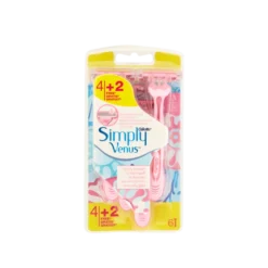 Gillette Venus 3 Rasoi Simply 4+2 Pezzi