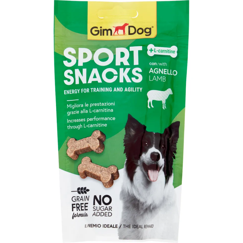 GimDog Sport Snacks con Agnello 60 g