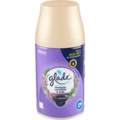 Glade Automatic Spray Ricarica, Profumatore per Ambienti, Fragranza Calm Lavender & Jasmine