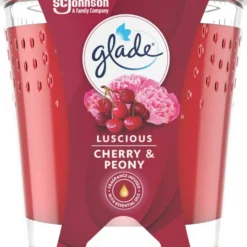 Glade Candela profumata, fragranza Ciliegia e Peonia, 129g