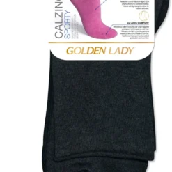 Golden Lady Calzino Grigio Taglia S/M 2 Paia