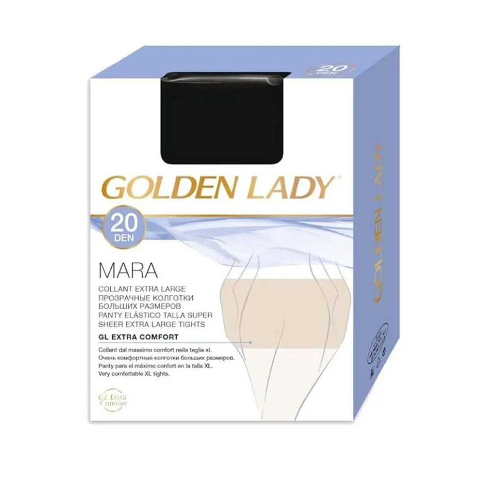 Golden Lady Collant Mara 20 Denari Nero Taglia XL