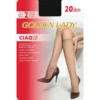 Golden Lady Gambaletti 20 Denari Nero 2 Pezzi