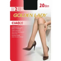 Golden Lady Gambaletti 20 Denari Nero 2 Pezzi