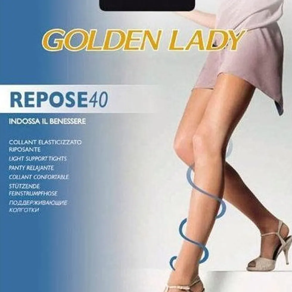 Golden Lady Repose 40 Denari Nero Taglia 5