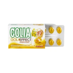 Golia Gola Effect Integratore Alimentare per la Gola Limone e Miele 12 Caramelle