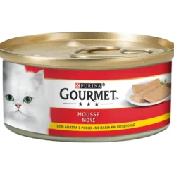 Gourmet Cat Adult Mousse con Anatra e Pollo 195 g