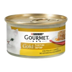 Gourmet Gold Cat Adult Tortini con Pollo e Carote 85 g