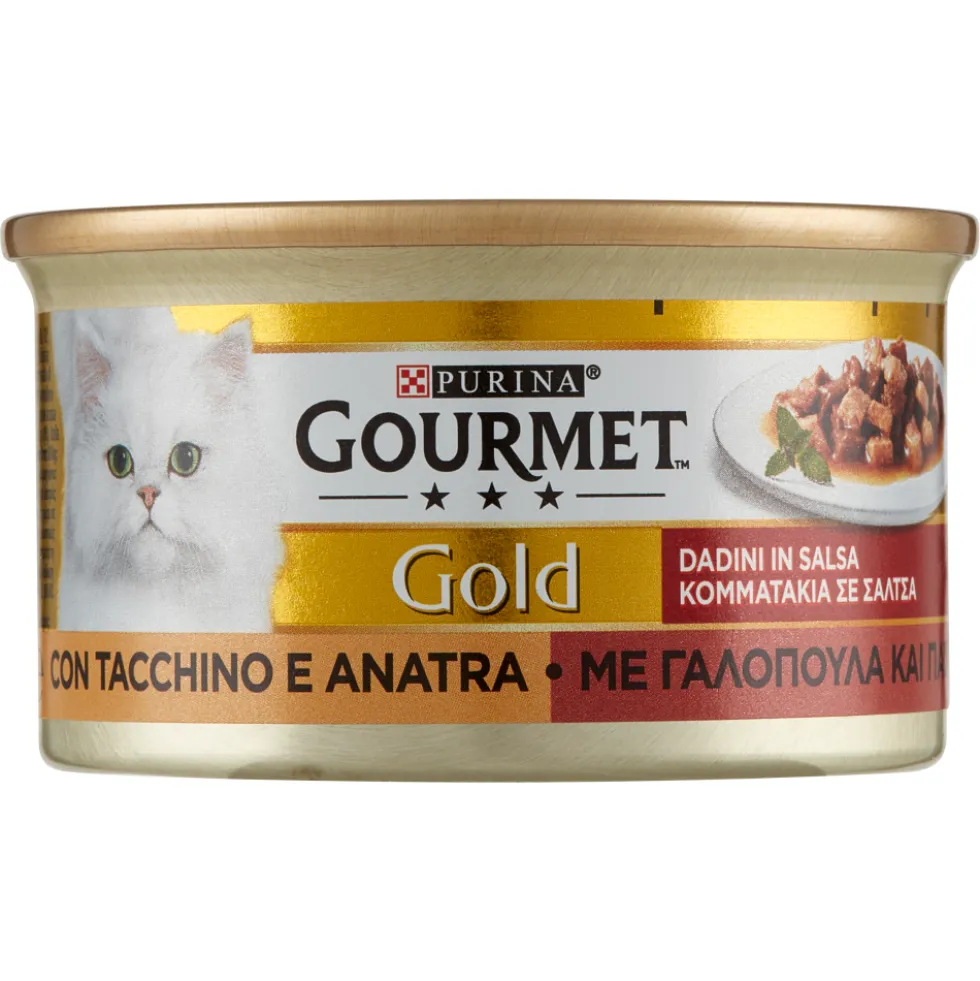 Gourmet Gold Dadini in Salsa con Tacchino e Anatra 85 g