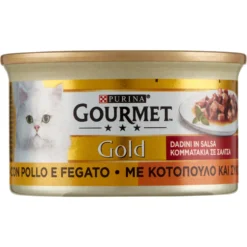 Gourmet Gold Dadini in Salsa con Pollo e Fegato 85 g