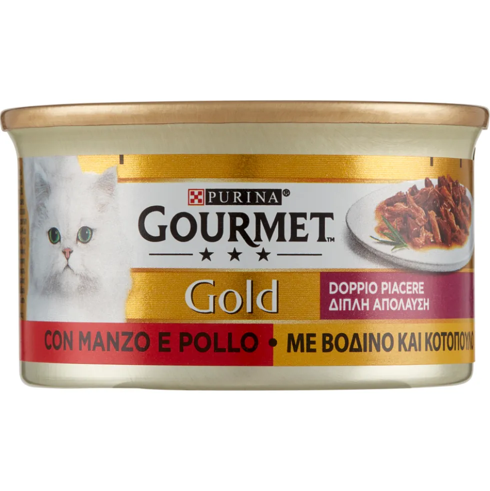 Gourmet Gold Doppio Piacere con Manzo e Pollo 85 g