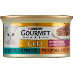 Gourmet Gold Doppio Piacere con Coniglio e Fegato 85 g
