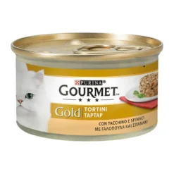 Gourmet Gold Tortini Cat Adult con Tacchino e Spinaci 85 g