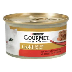 Gourmet Gold Tortini Cat Adult con Manzo e Pomodori 85 g