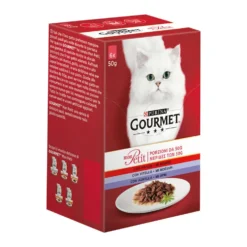 Gourmet Mon Petit Selezione con Carni (Manzo, Agnello, Vitello) 6 Buste 50 g