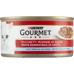 Gourmet Tocchetti Mignon in Salsa con Trota e Salmone 195 g