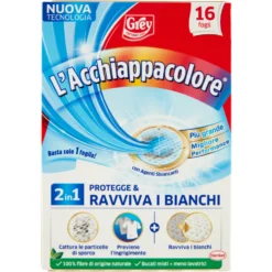Grey 2in1 Protegge e Ravviva i Bianchi 16 Fogli
